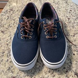 Brand new never worn navy blue vans